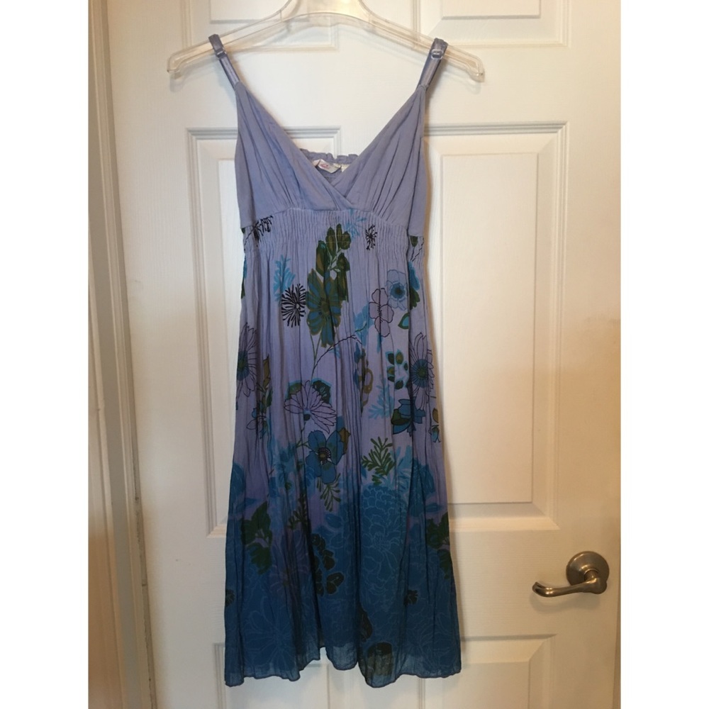 Blue Floral Sundress